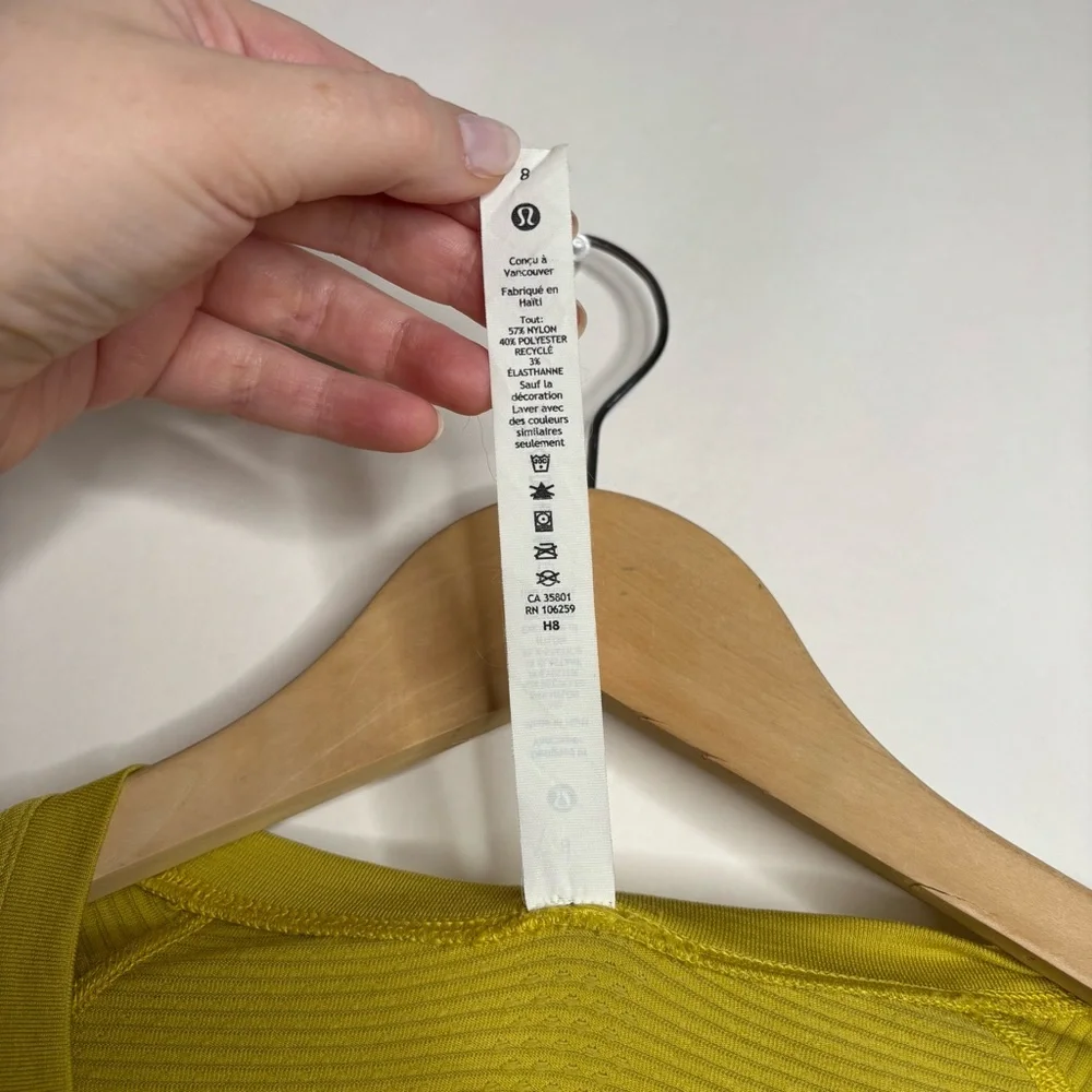 Lululemon Swiftly Tech Long Sleeve Crew size 8